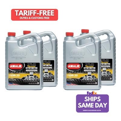 1 gal Amalie AMA160-79177-36 10W30 Semi-Synthetic Motor Oil Pack of 4 Performanc