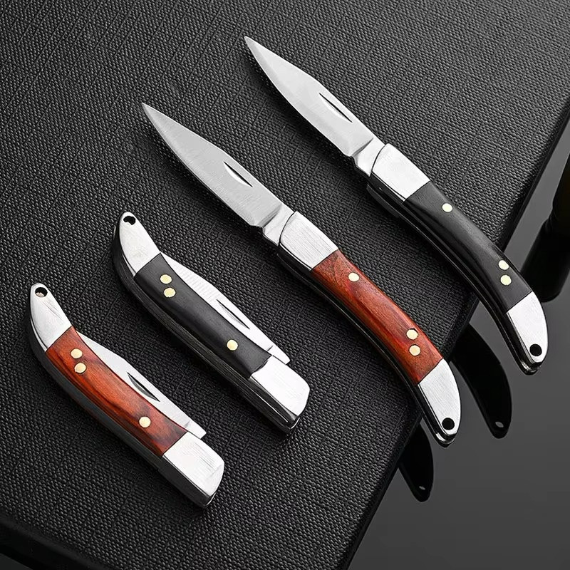 Mini Folding Pocket Knife Keychain EDC Stainless Steel Camping Tool