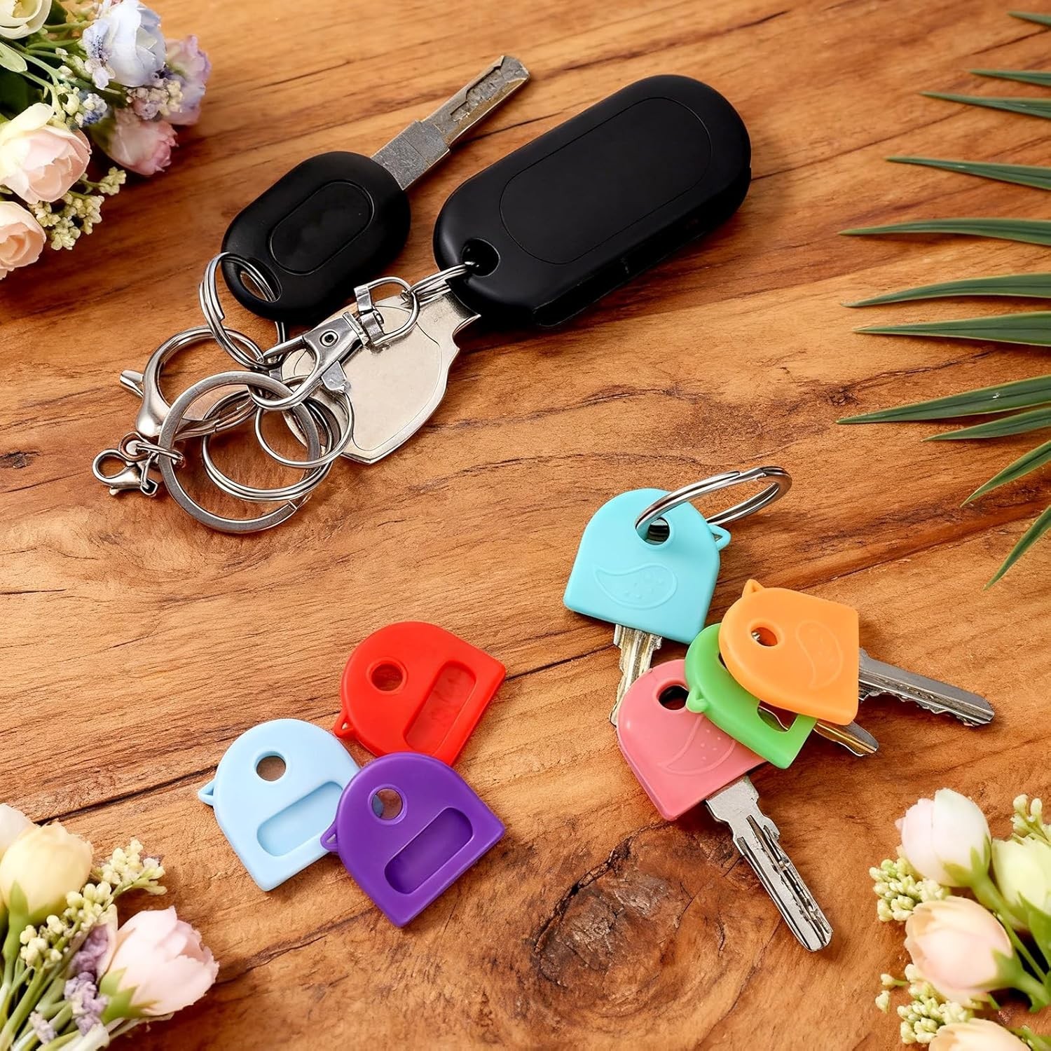 Key Covers Caps, 27 PCS Key Identifiers with Labels, Keys Identifier Caps for Ho