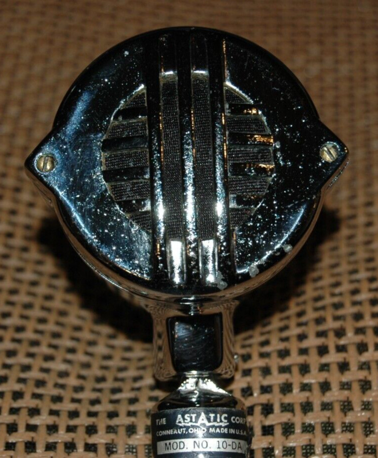 Custom Astatic 10D Harp Harmonica Microphone with 1965 99G86 Shure CM 1062 Ohms!