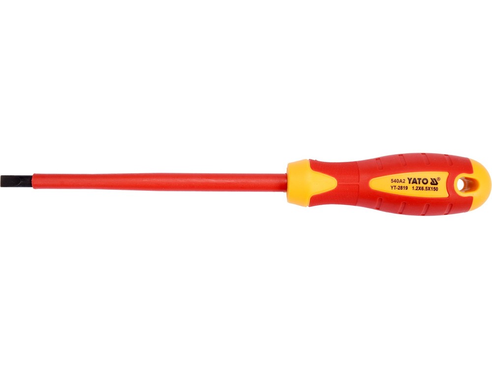 Yato Screwdriver VDE Slotted 1000V 6.5 X 150mm YT-2819