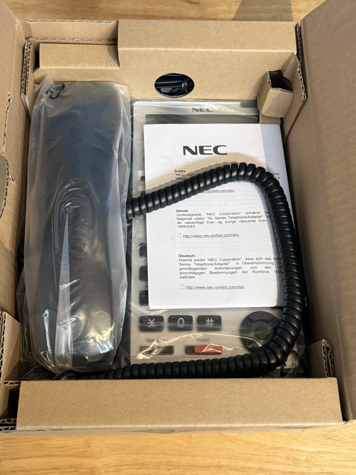 NEC IP4WW-12TXH-B 12 Button Digital Telephone New In Box