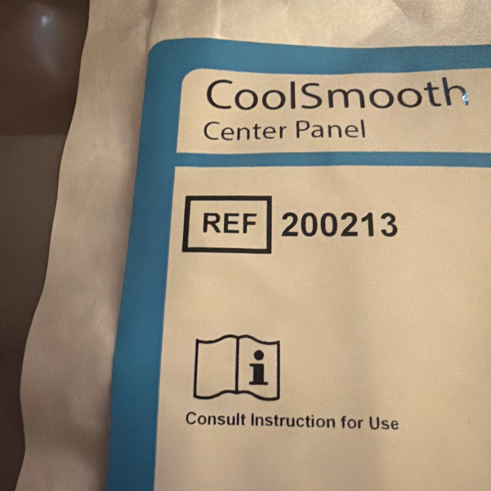 CoolSculpting CoolSmooth Center Panel REF 200213 New Factory Sealed