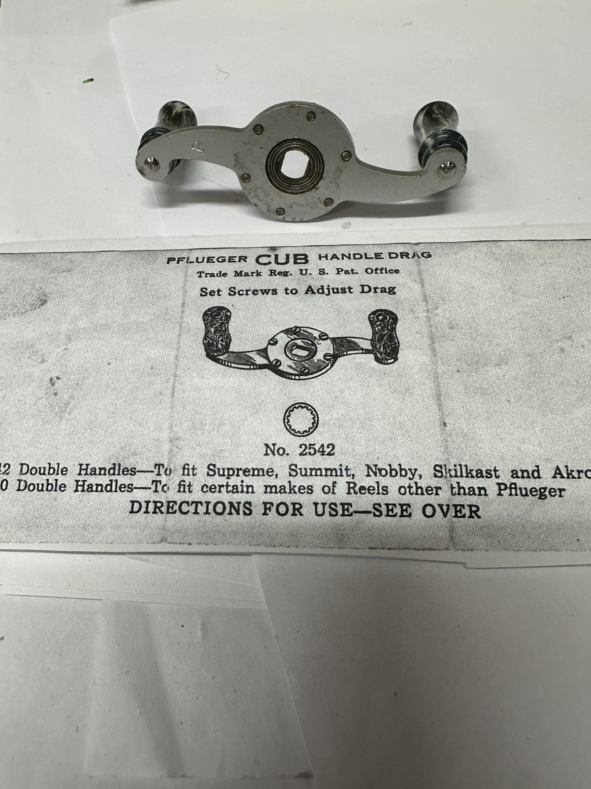 Vintage Pfleuger Drag Handle