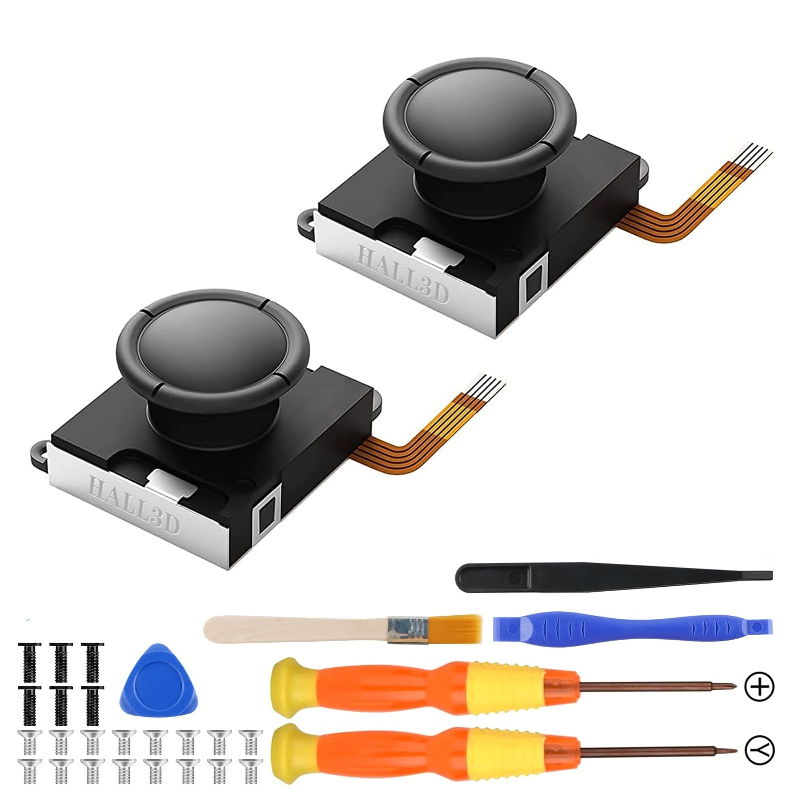 TMR Hall Effect Joystick Replacement for Switch JoyCon [2 Pack] | Precision T...