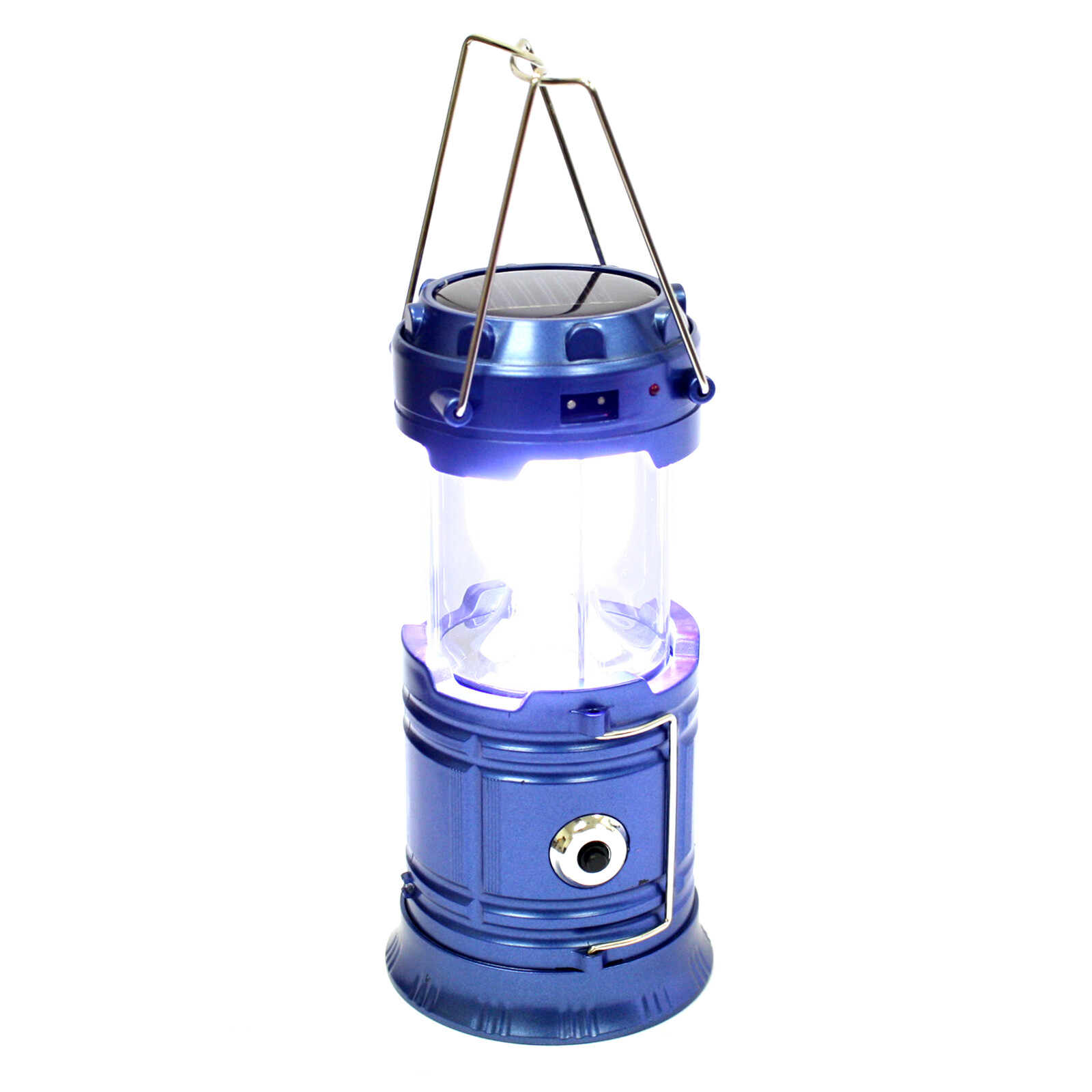 Camping LED Solar Lantern Flash Light & Rechargeable Battery Power Bank Outdoor