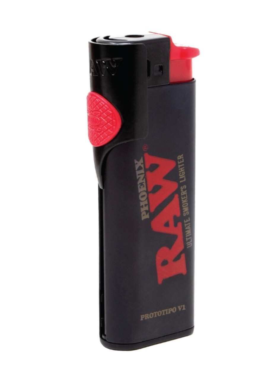 RAW PHOENIX ULTIMATE SMOKERS LIGHTER +raw classic KING size pre rolled cone