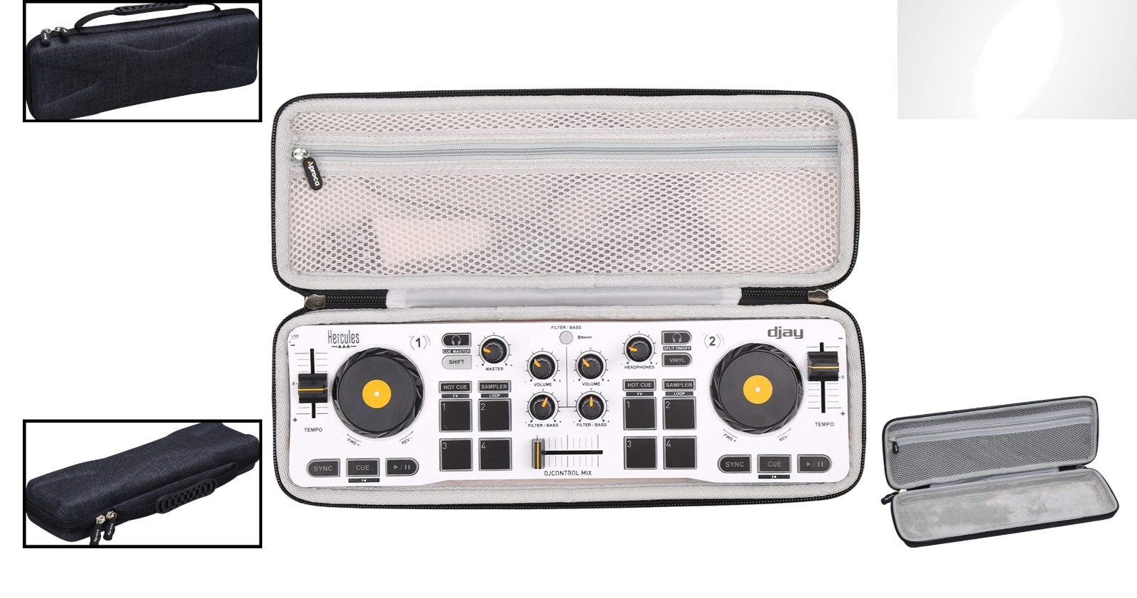 Compact Hard Case for Hercules DJControl Mix - Easy Carry & Advanced Protection