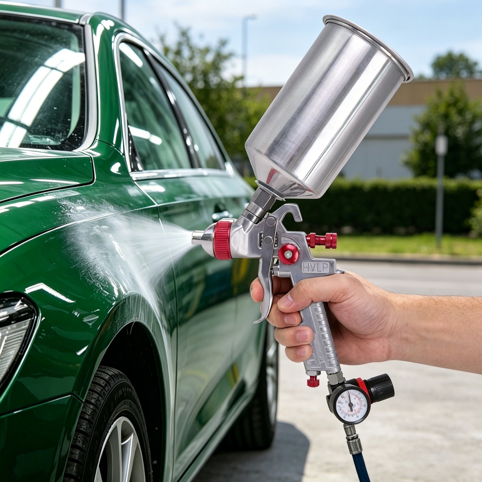 Gravity Feed Spray Gun, Automotive Paint Spray Gun, Professional Spray Gun Kit