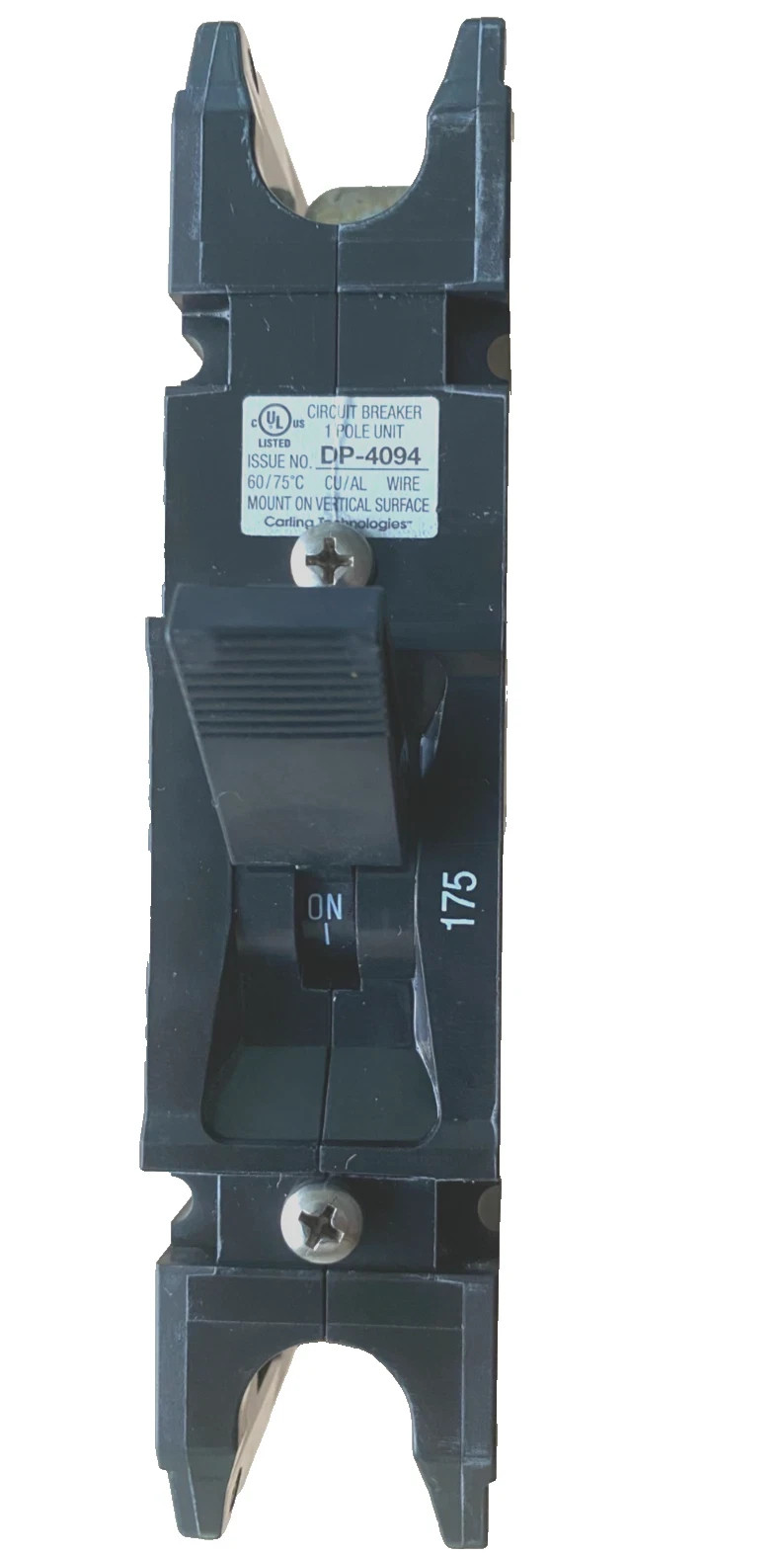 Outback Power, Breaker, 175 Amp, 125 Vdc, Panel Mount, PNL-175-DC 125V 175a