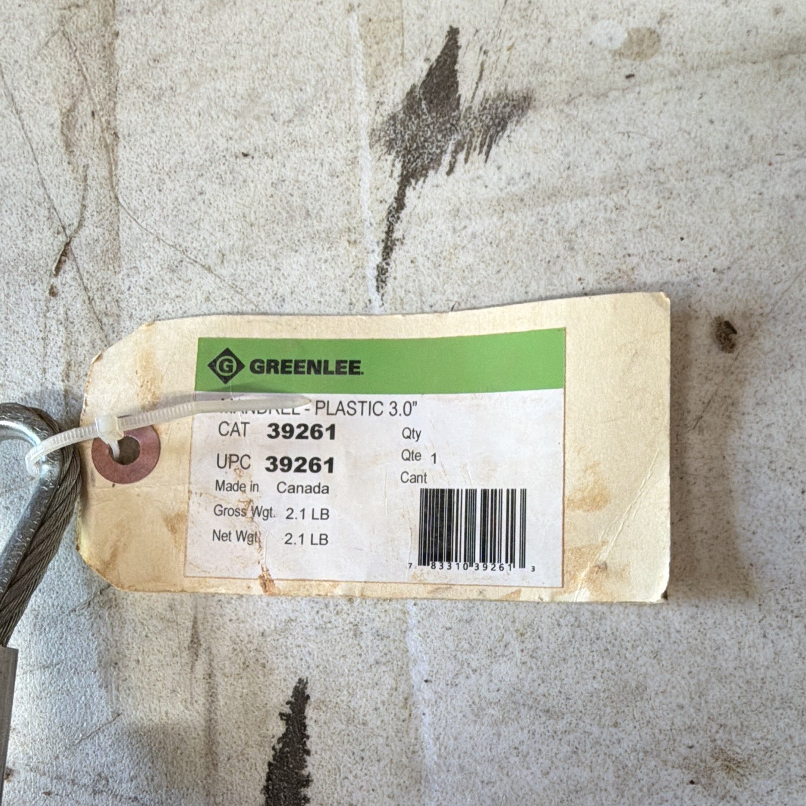 Greenlee 39261 Plastic 3.0 in Cable Pulling Puller Grip. Quantity 4 @ $250 each