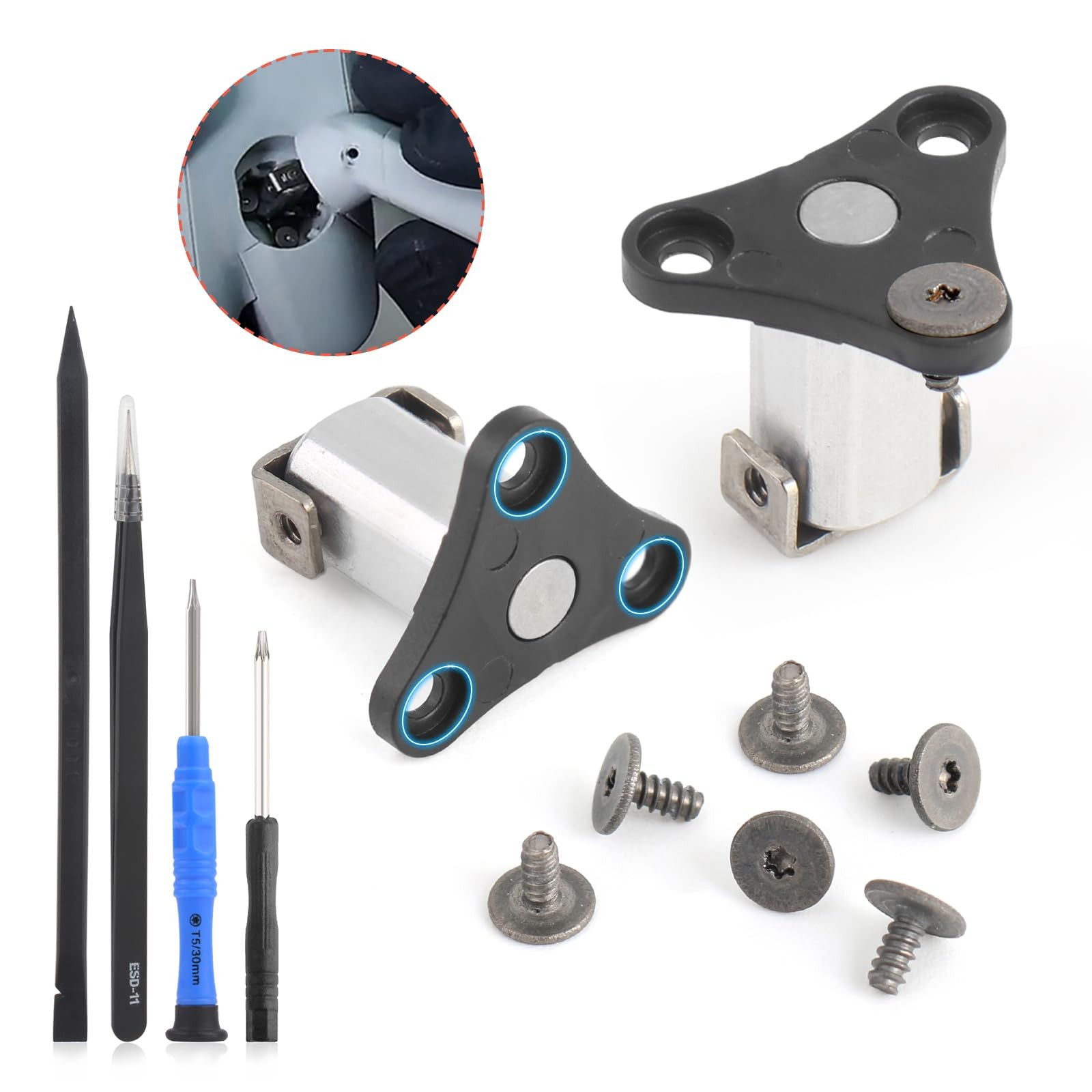 2Pcs Front Arm Axis Replacement for DJI Mini 3/Mini 3 Pro Shaft...