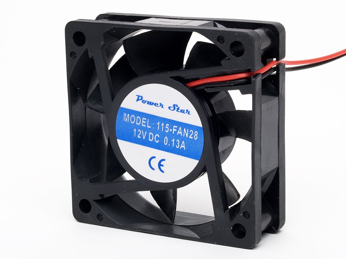 JCM Fan Axial 12V DC 2.5 Inch 60x20mm Plastic Case Casing 12 VDC
