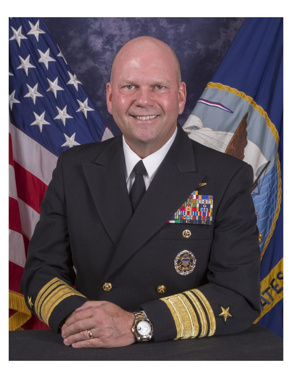 United States Navy Admiral John D. Alexander 8x10 Photo On 8.5" x 11"