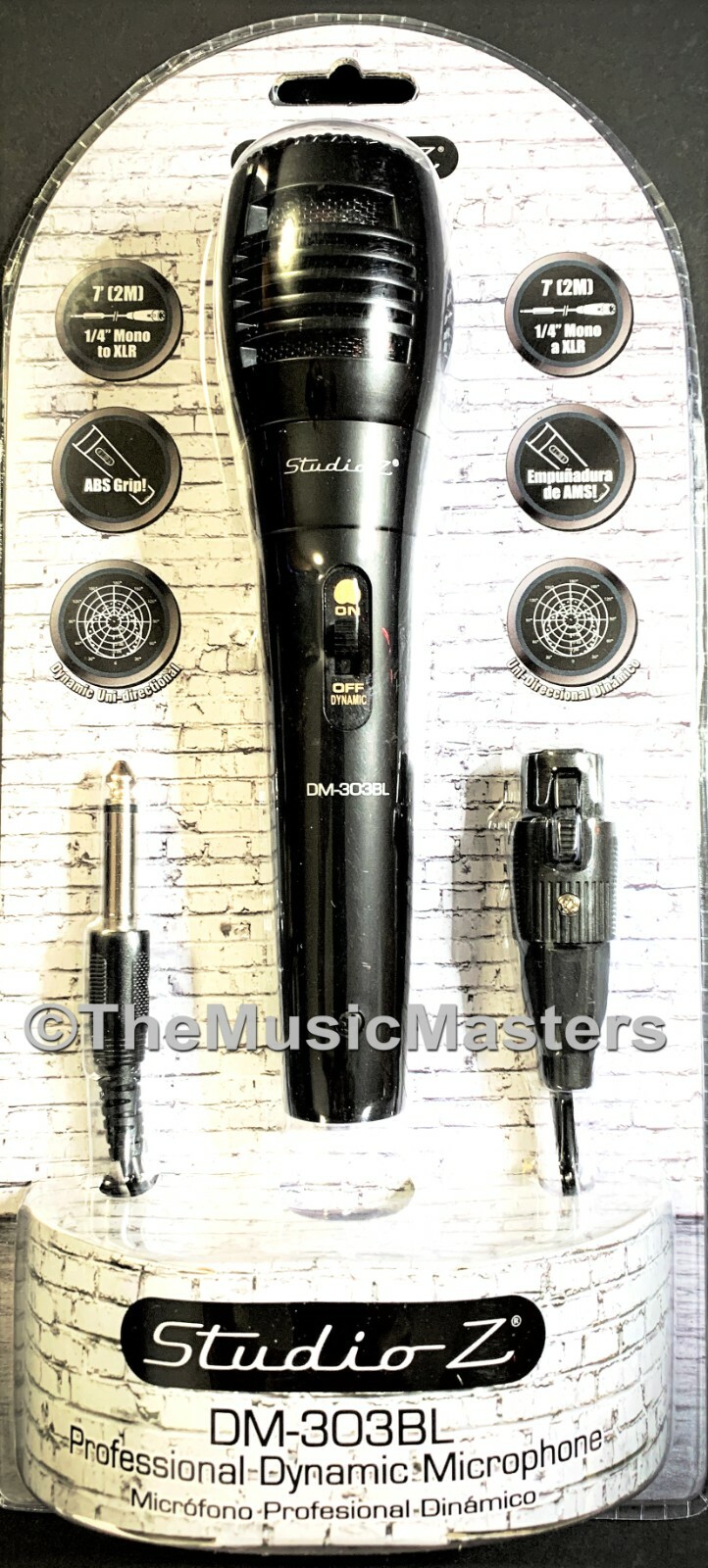 3X Dynamic Handheld Microphone Karaoke DJ Vocal Mic with On/Off Switch 1/4" Plug
