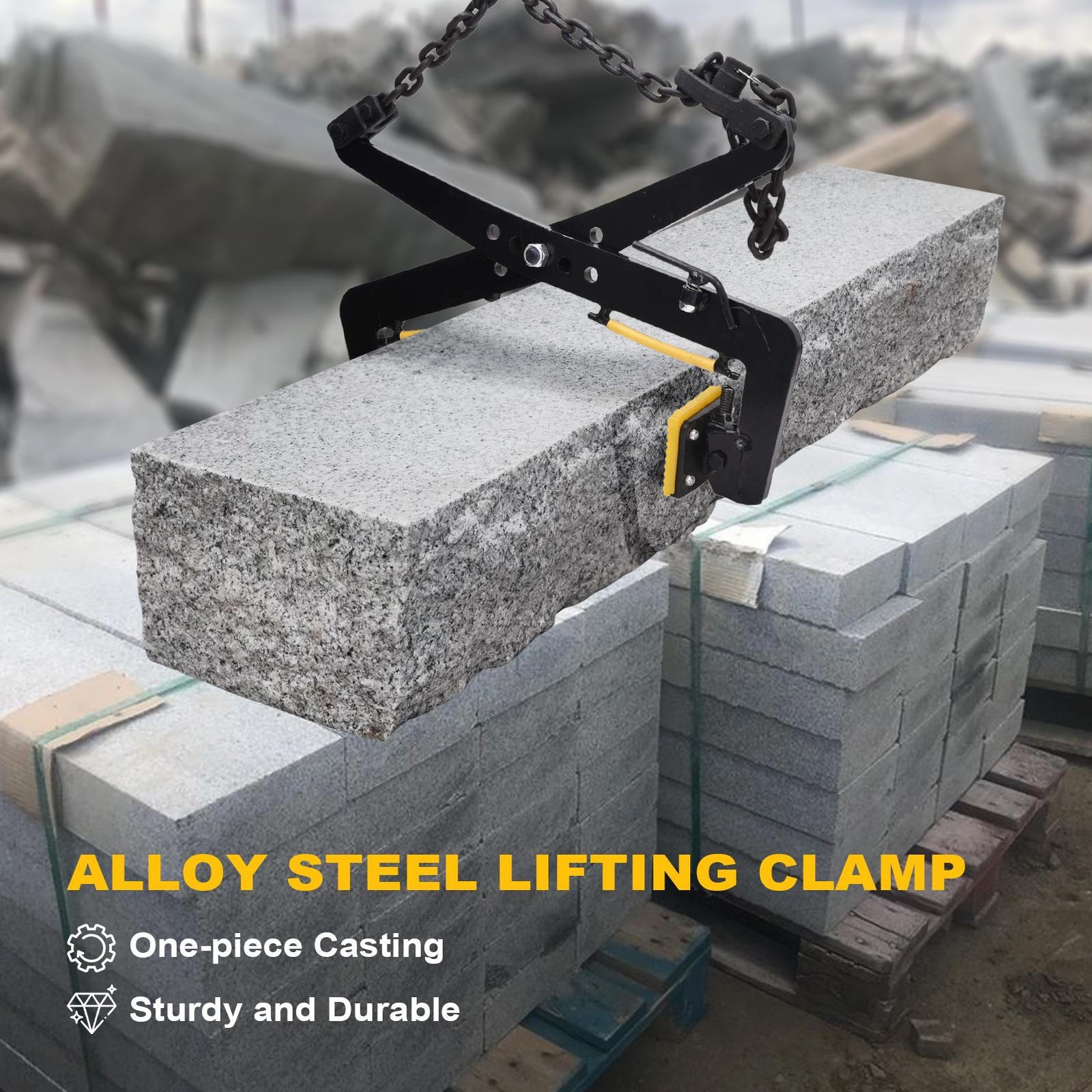 Lifting Clamp Heavy Duty Stone Lift Clamp Stone Lifting Clamp 350kg/770lbs