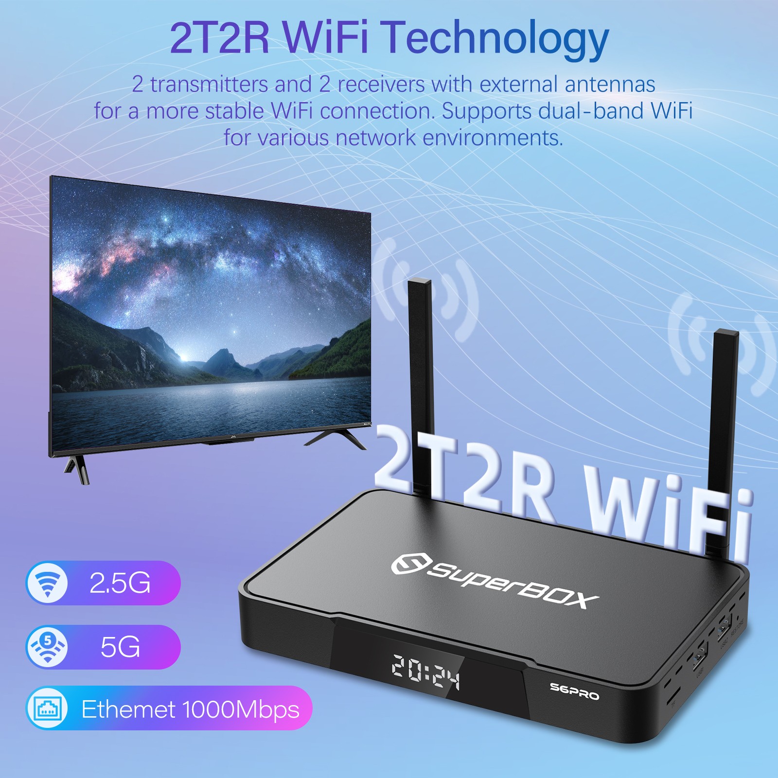 SuperBox S6 Pro - Authorized Distributor with 100% Free shipping