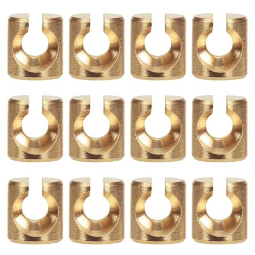 12 Pcs Throttle and Idle Cable Ferrules for Harley Davidson 1982-2017