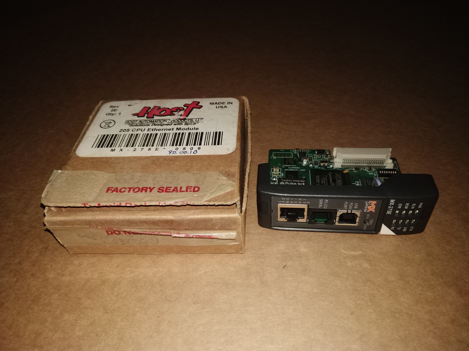 Host Automation 205 CPU Ethernet Module MX-275e