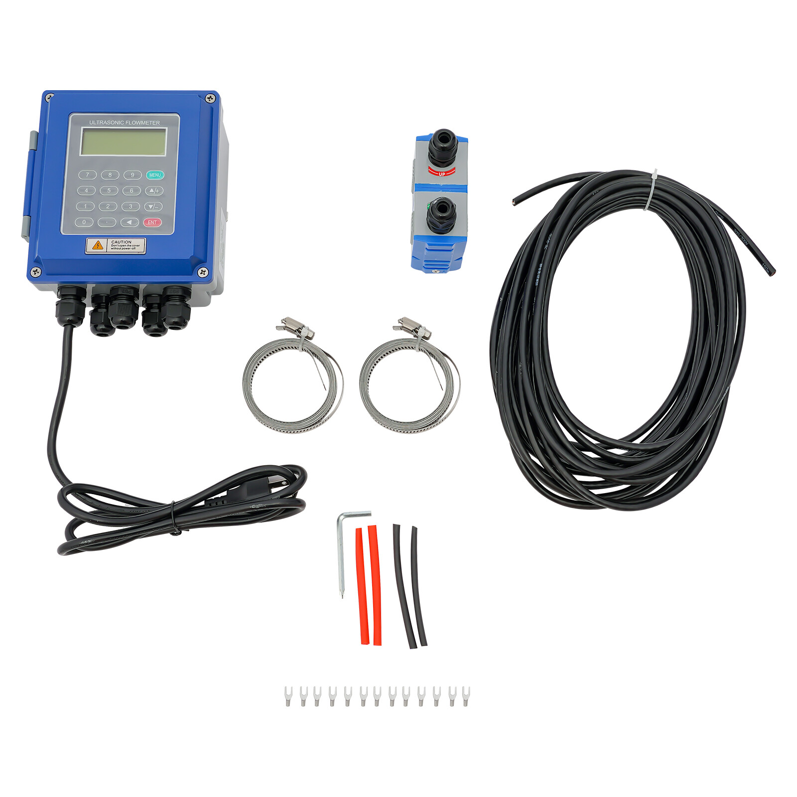 TUF-2000B Ultrasonic Liquid Flowmeter Protection Wall Mounted Flow Meter US