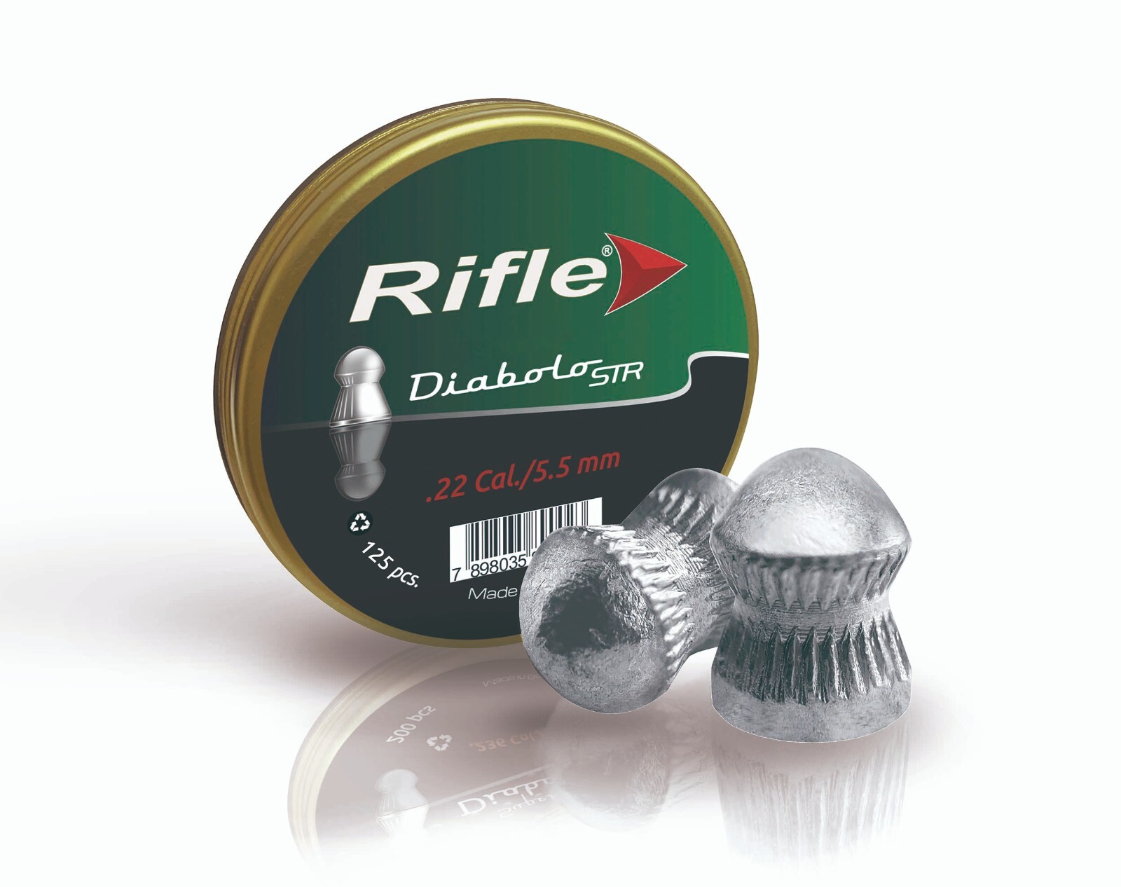 Rifle 22 cal Diablo STR 13 Grains (500 count) 4 tins of 125 count