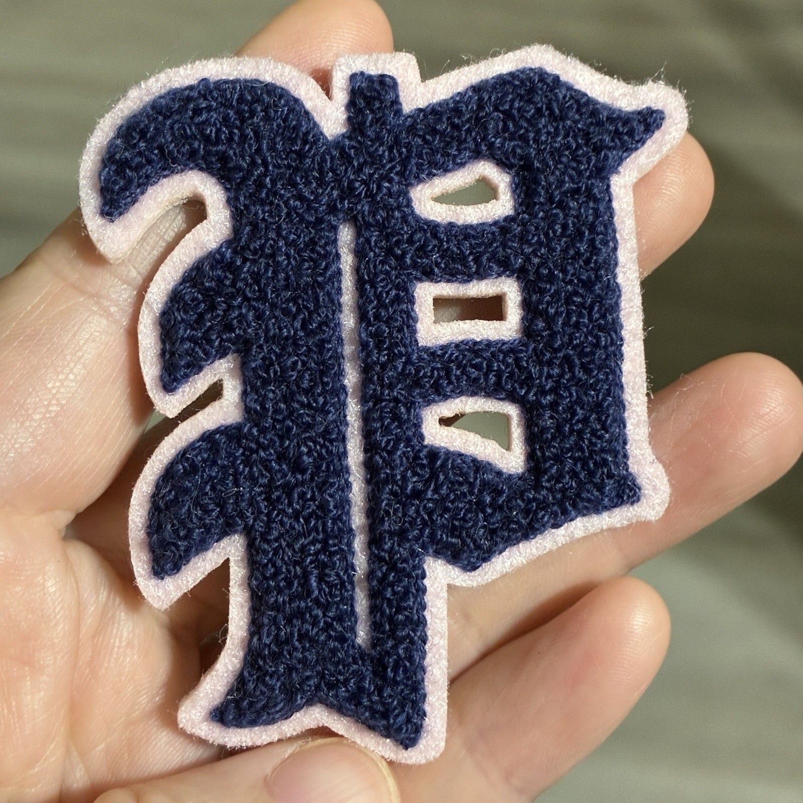 POLO Ralph Lauren Chenille Patch of Gothic Capital Letter P Sew-On NWOT