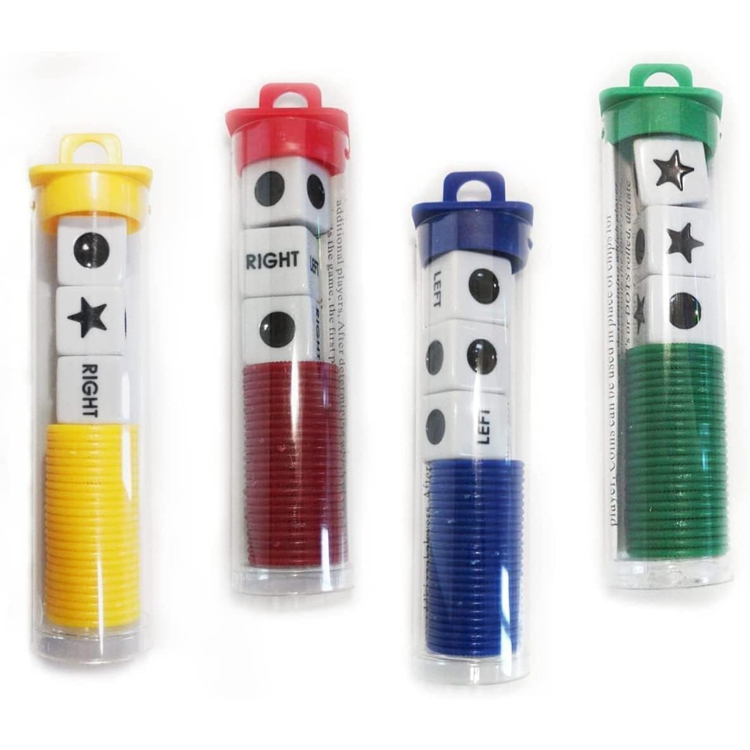 4 Pack Left Right Center dice Game Prime