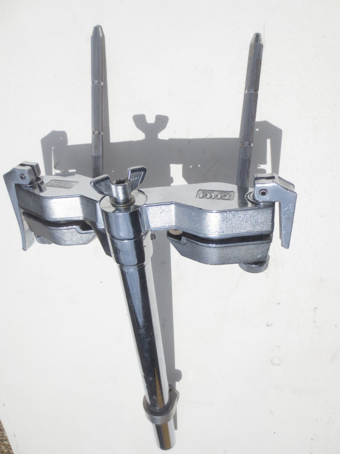 Vintage Mid-1980s TAMA OMNI LOCK Double Tom Mount Used. Good Condition. See Pics