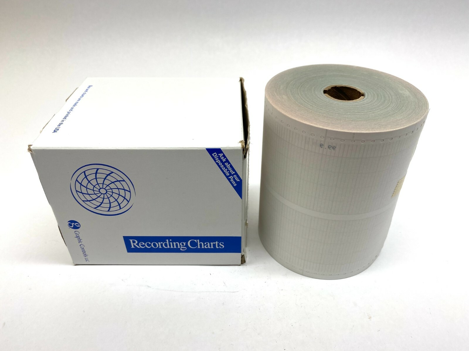 Graphic Controls PR-410-2-B/311-3 Recorder Chart Paper