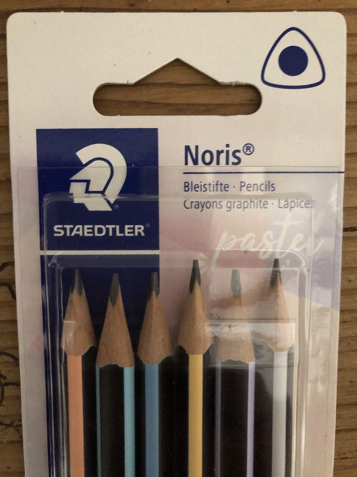 New Staedtler Noris HB Pastel Graphite Pencil Pack of 6 & Writing Pens mix 0.6mm
