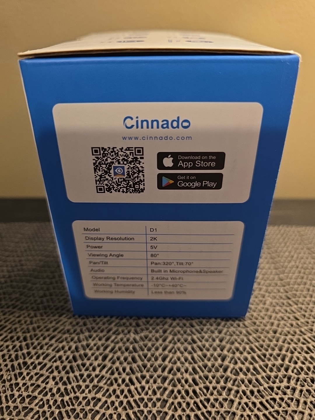 Cinnado D1, 2k Indoor Security Camera