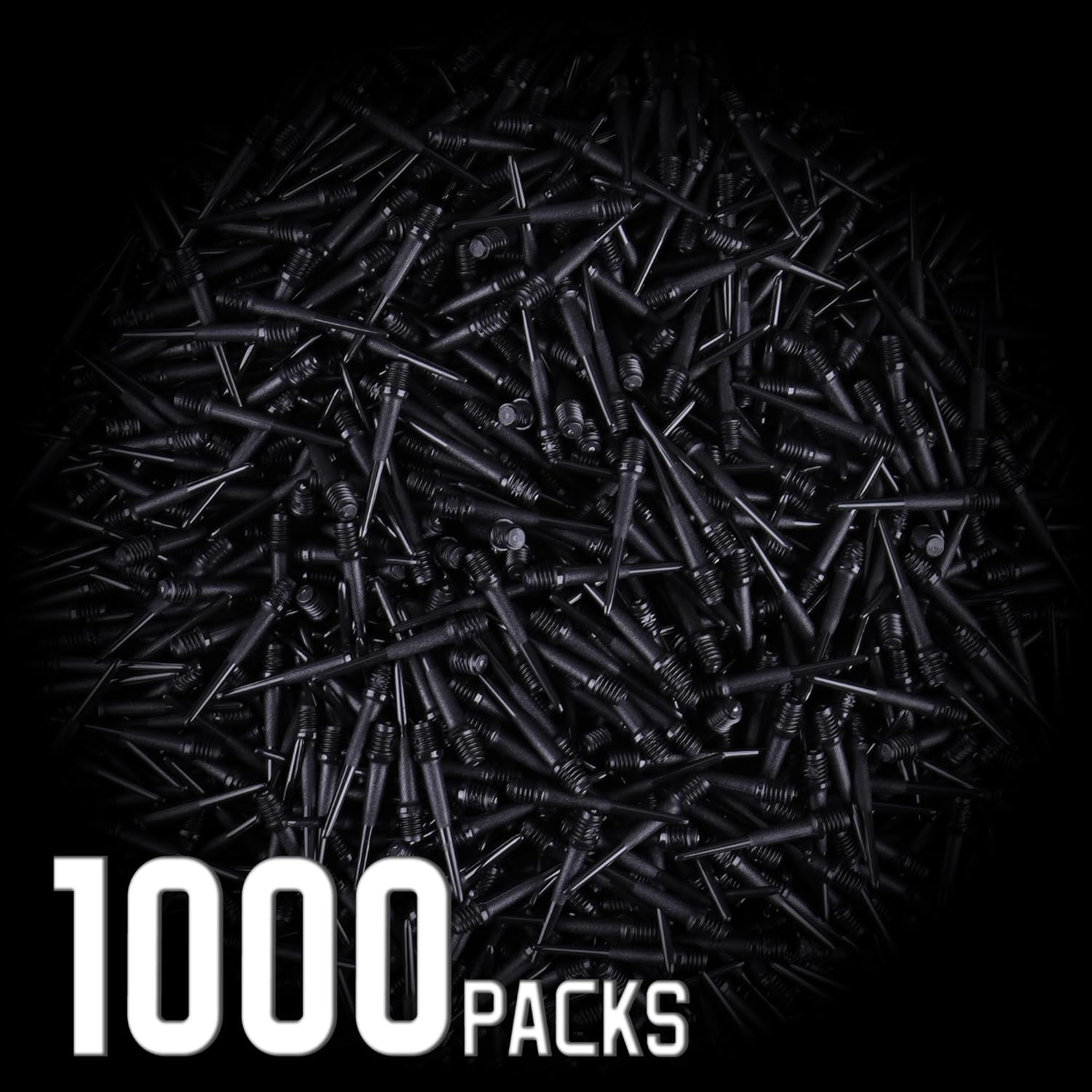 2BA Thread Soft Tip Dart Points - Plastic Dart Tips - 100/1000 Pack Premium Repl