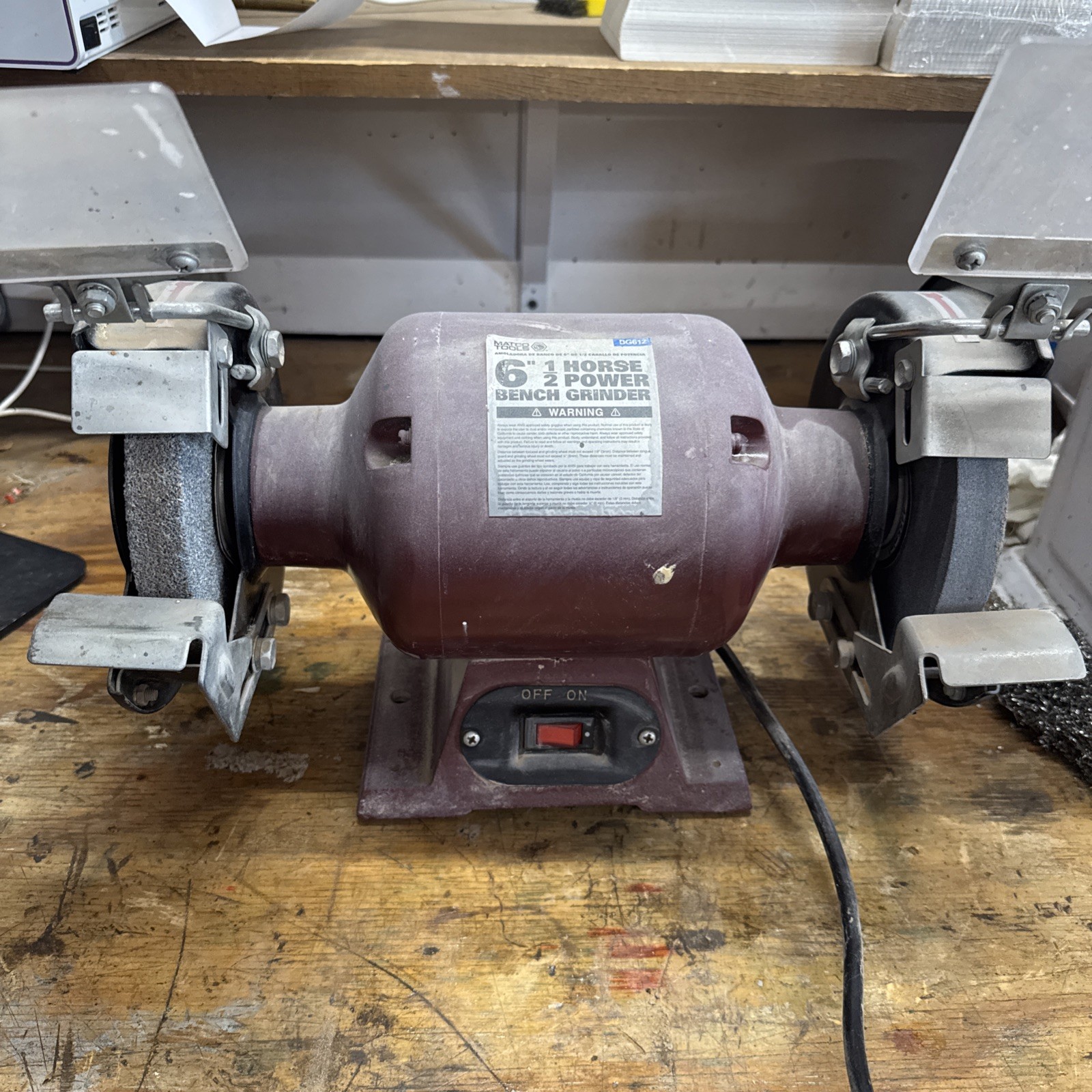 Matco Tools BG612 6” Bench Grinder 1/2 Hp Dual Working