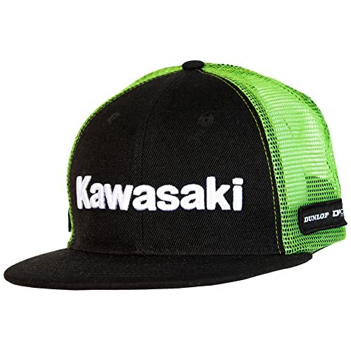 D'Cor Visuals 70-133-1 Kawasaki Line Snapback Hat Black