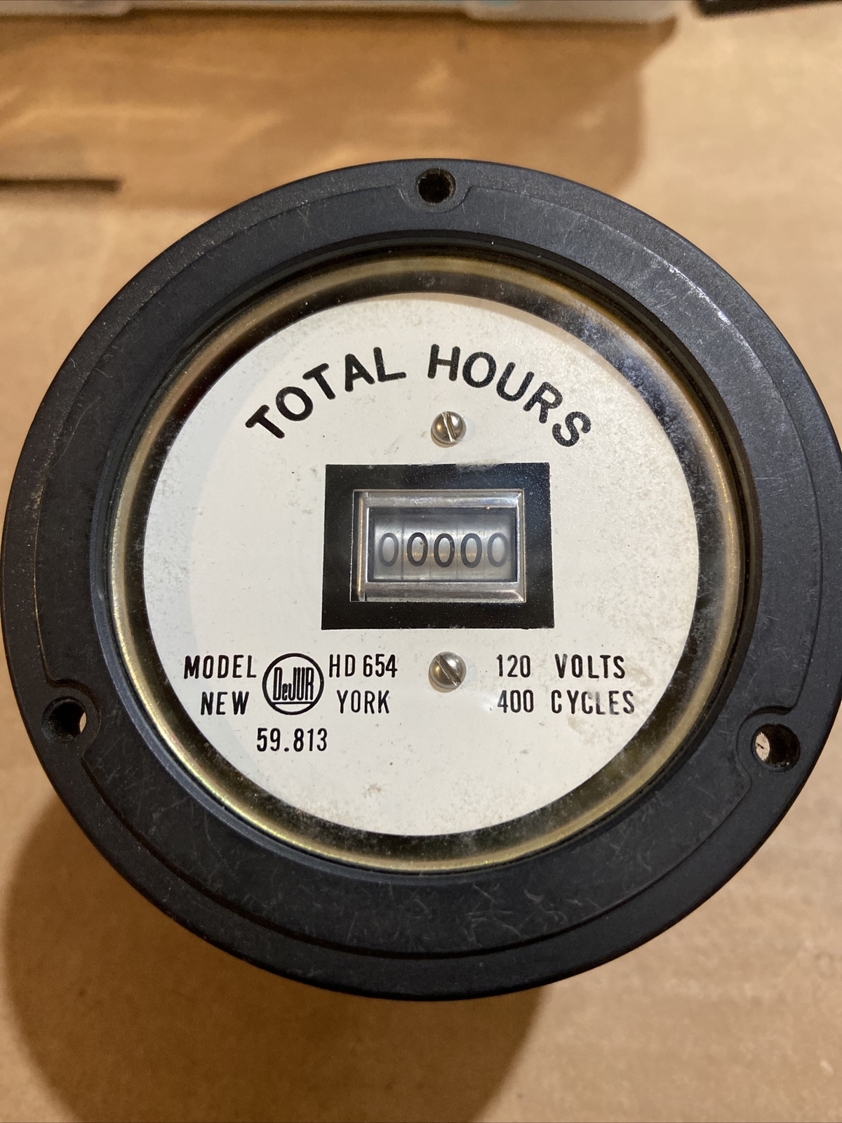 DeJUR  Hour Meter Hours Gauge Model HD654 #M