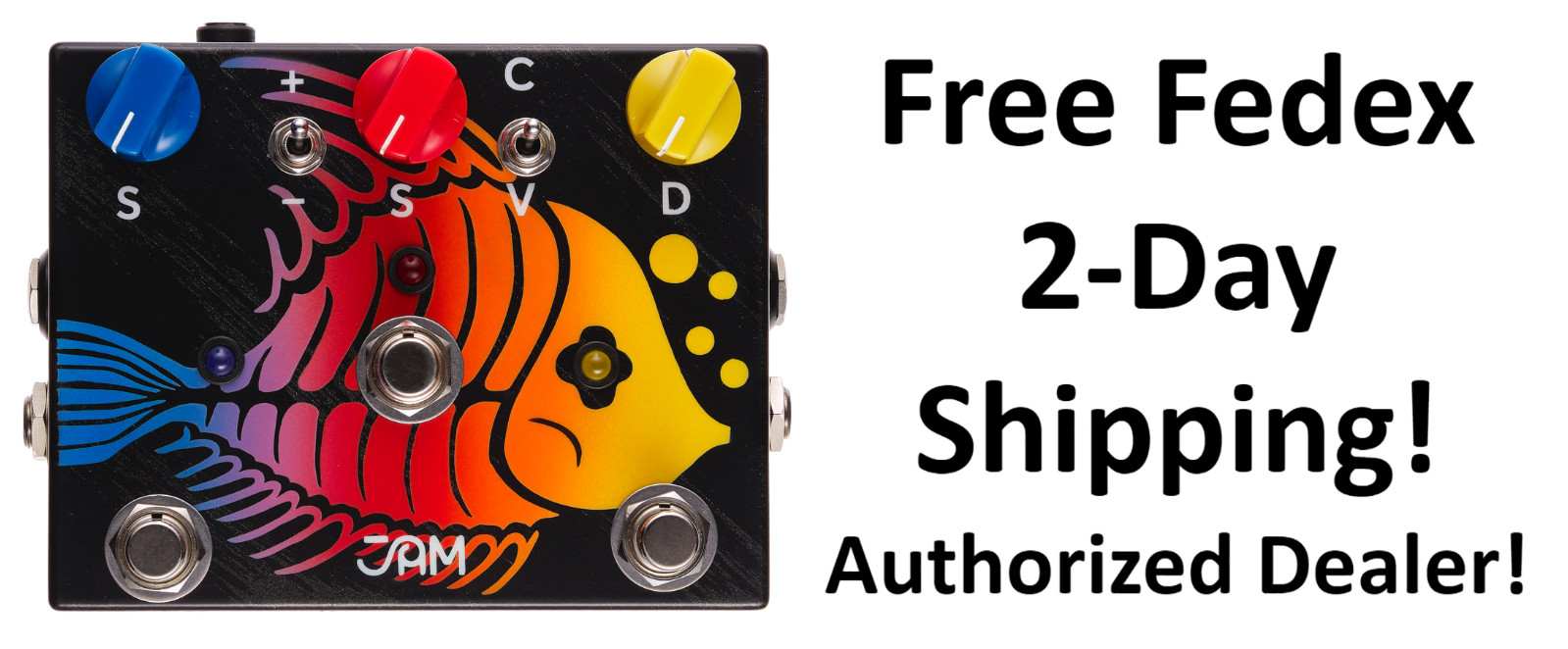 New JAM Pedals Ripply Fall Bass Chorus Phaser Guitar Effects Pedal