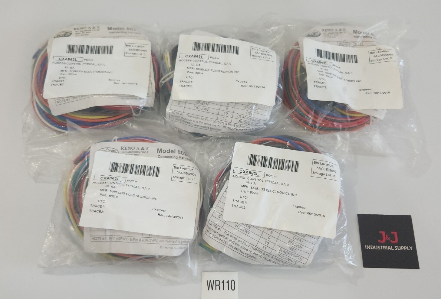 *NEW SEALED* [5] RENO A&E Model 802-4 Connecting Wiring Harness + Warranty!