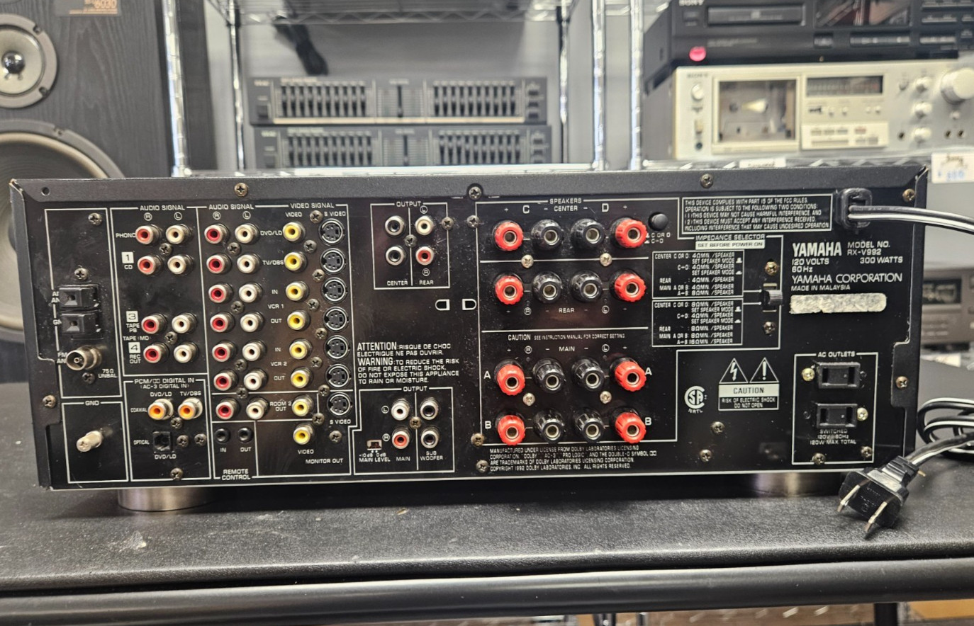 YAMAHA RX-V992 Stereo Receiver - CLEANED/TESTED