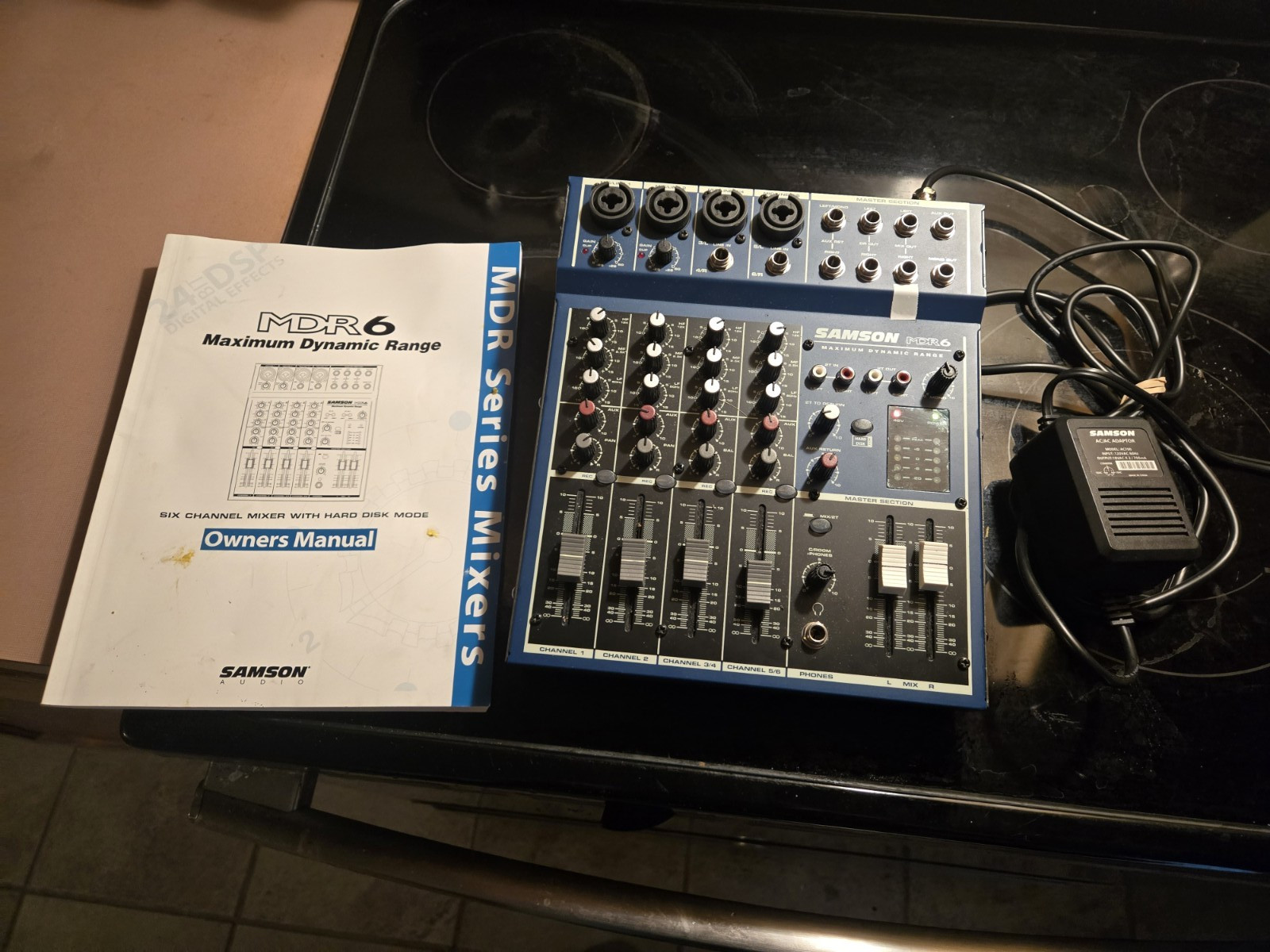 SAMSON MDR6 MIXER POWER CORD MANUAL