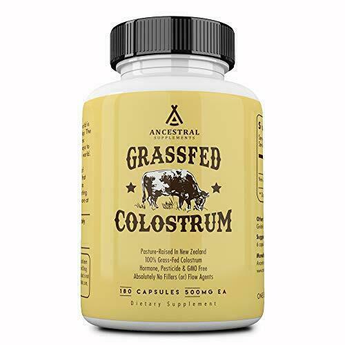 Ancestral Supplements Grass Fed Beef Colostrum 180 caps Exp 04/2028
