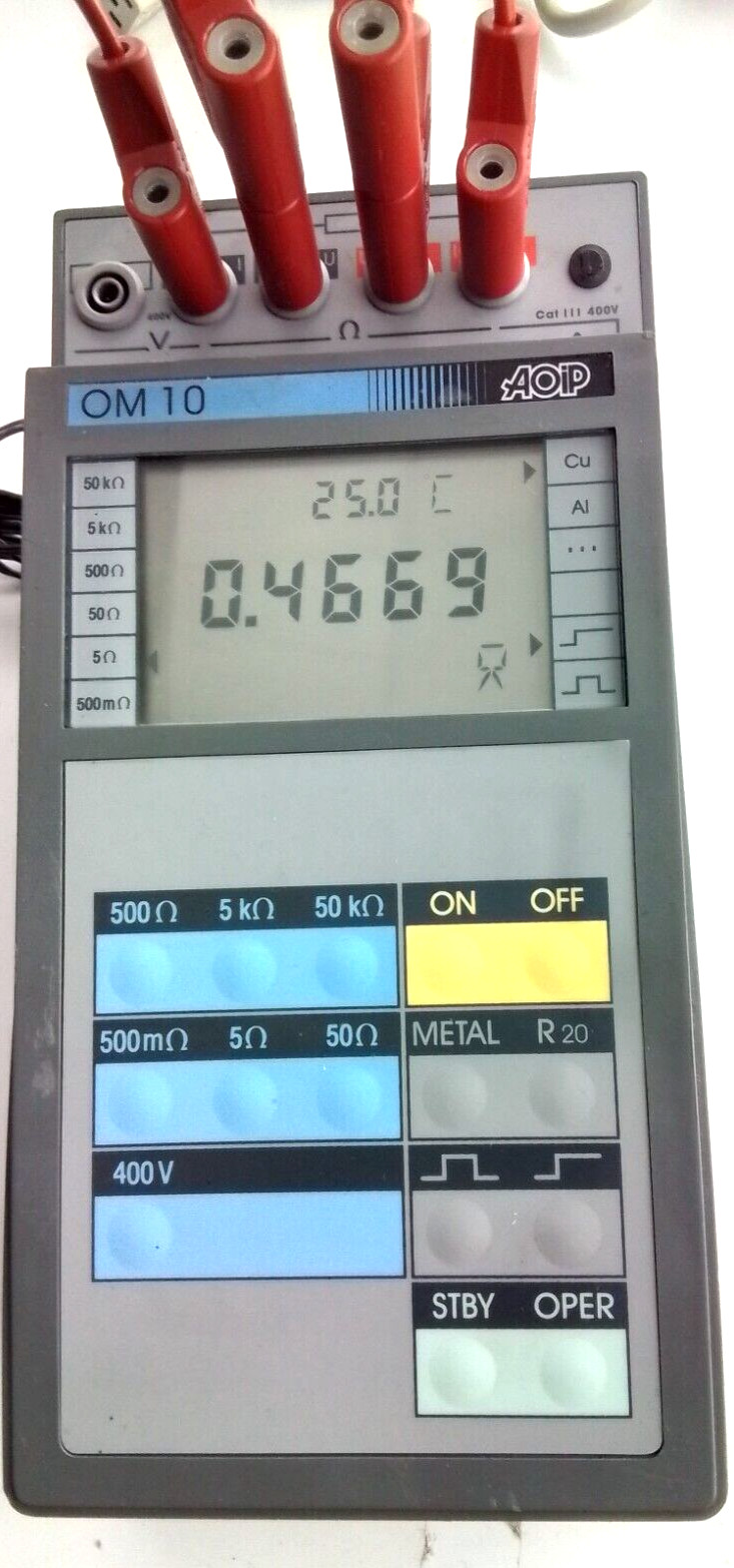 AOIP Micro-ohmmeter  OM 10 Calibrator