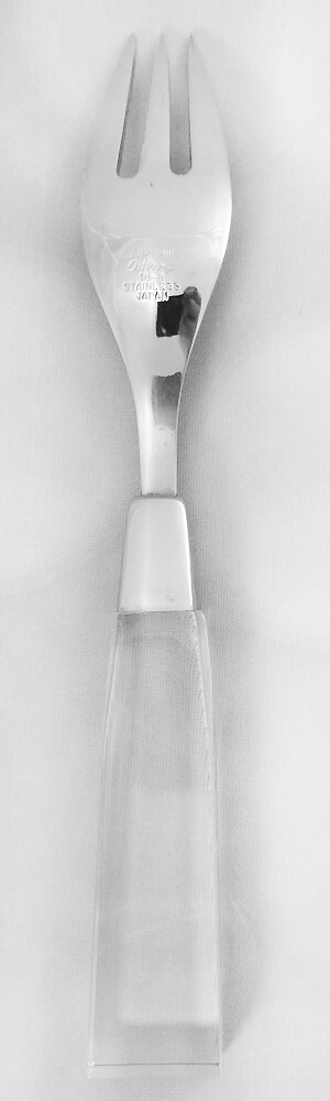 LUCITE CLEAR PLASTIC by Supreme 5 Piece Place Setting NEW NEVER USED made Japan