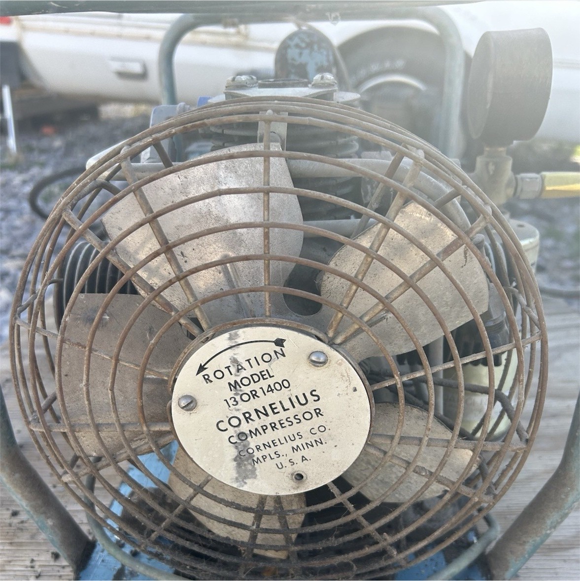 Cornelius 13OR1400 Reciprocating Electric Horizontal Portable Compressor