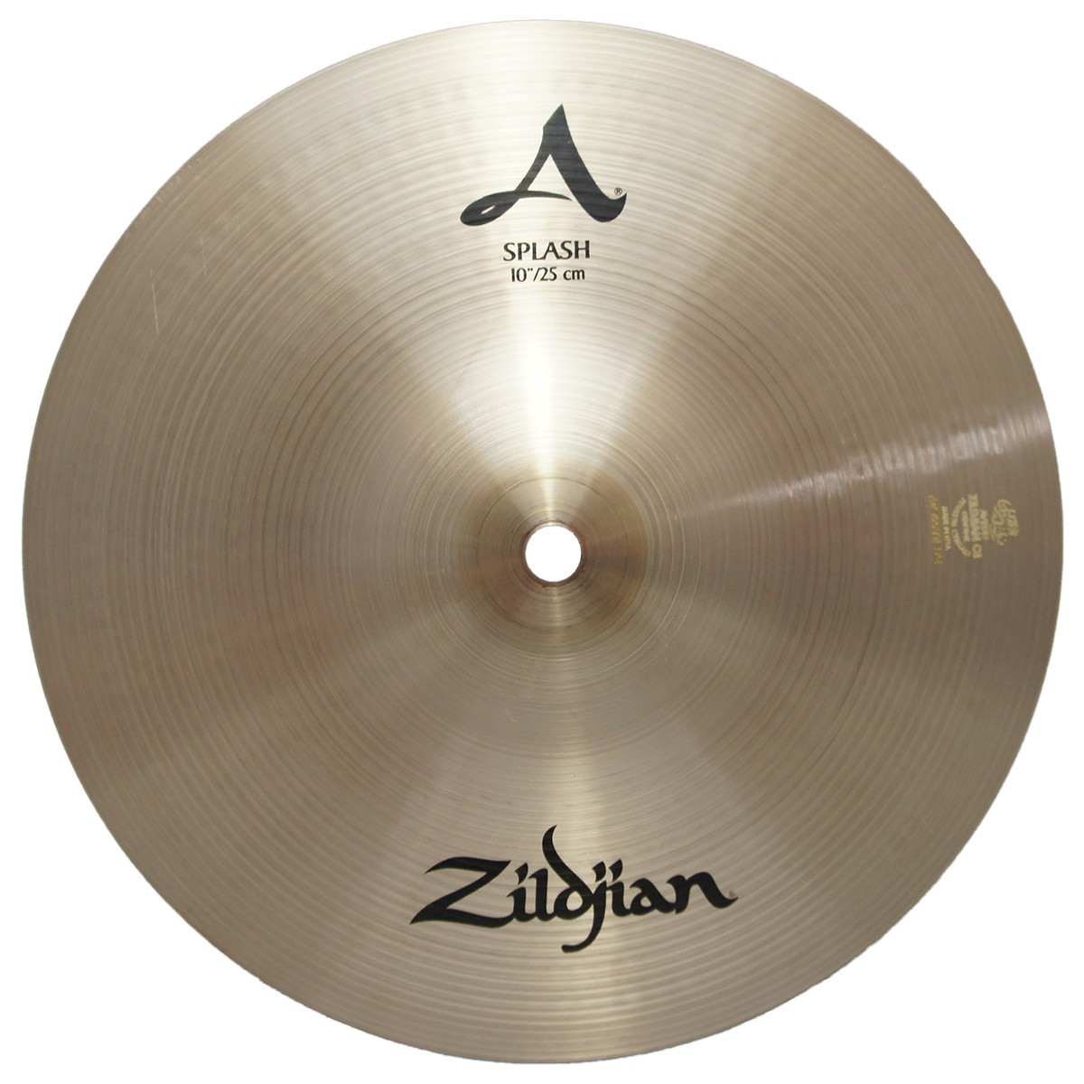 Zildjian A0211 10" Splash Drumset Cymbal With High Pitch And Bright Sound - Used