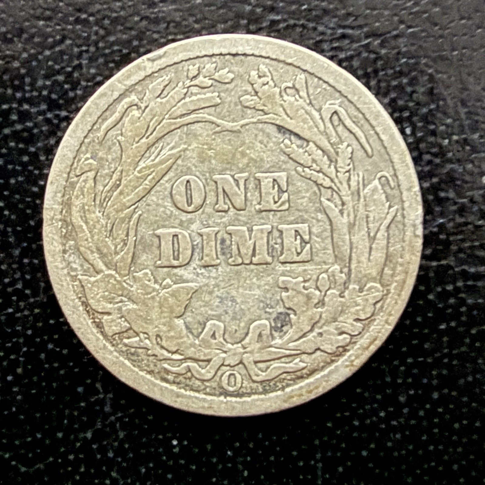 1901-O Barber Dime 90% Silver New Orleans Mint Average Circ