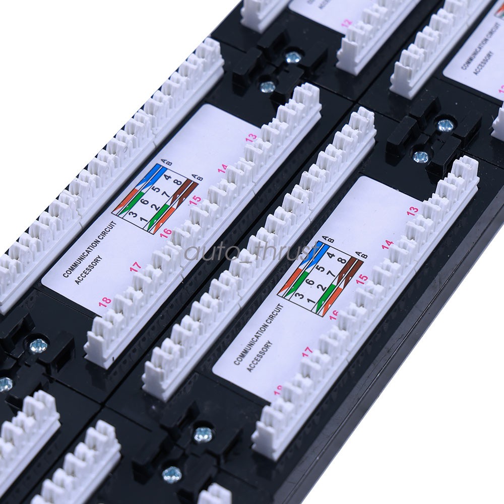 Leviton 69586-U48 eXtreme 6+ Universal Patch Panel, 48-Port, 2RU, CAT 6. READ
