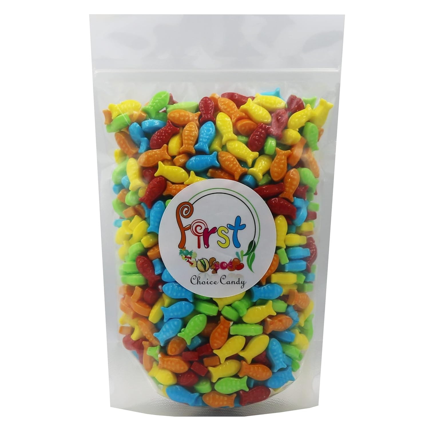 FirstChoiceCandy Rainbow Aquarium Fish Assorted Mini Guppies Hard Candy