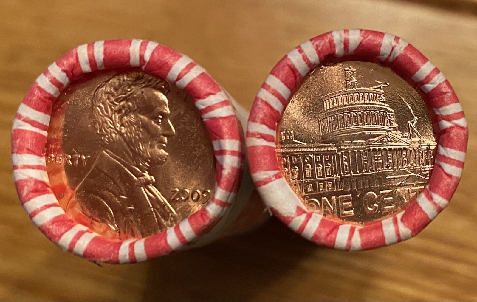 Box of 2,500 -  2009P LP4 Lincoln pennies - 50 Unopened rolls