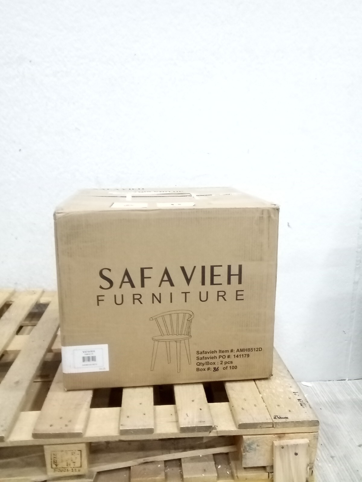 Safavieh Curved Spindle Side Chair, Reduced Price 2172722597 AMH8512D