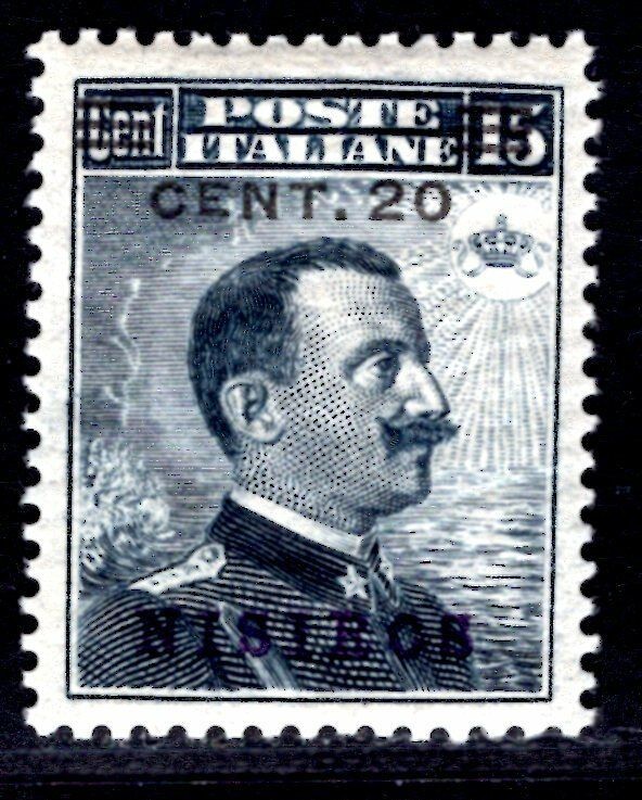 AEGEAN ISLANDS 1912 NISIROS 10VII ** MINT FLAWLESS (I2966